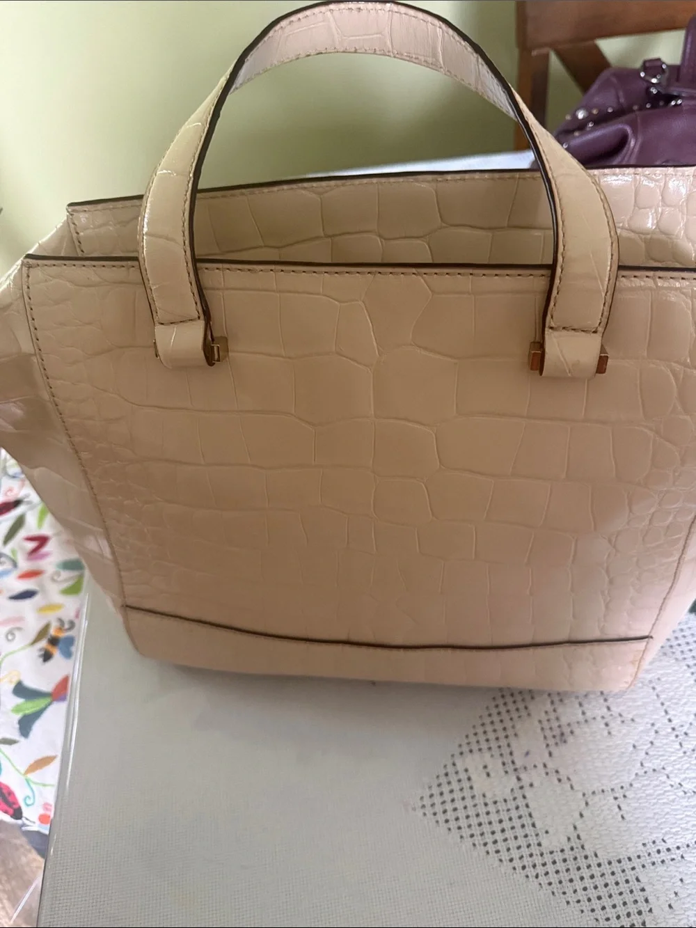 Kate spade bag bone color